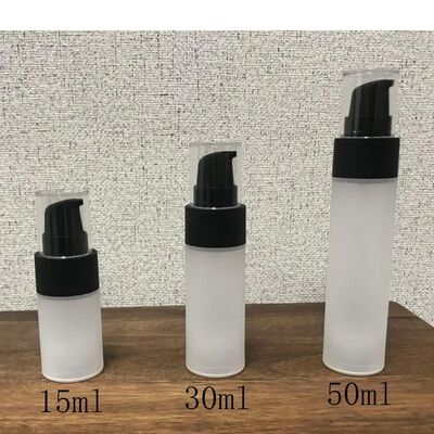 15 ml lege 30 ml 50 ml 1 oz Acryl pomp fles zonder lucht Roze luxe gezicht serum fles Verpakking