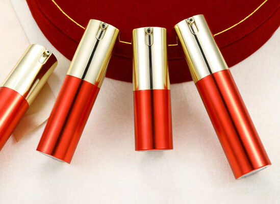 Frosted Airless Pompflessen Plastic Lotionpomp Vacuümreiscontainer