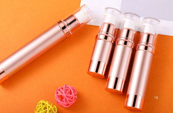 Groothandel Leeg Plastic Lotion Serum Cosmetische Verpakking Essentiële Olie Airless Pump Fles