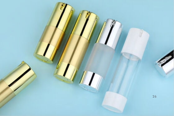 Luxe cosmetische lotion fles verpakking set luchtloze fles voor crème