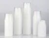 30 ml 50 ml glanzende witte PP luchtloze fles met lotionpomp