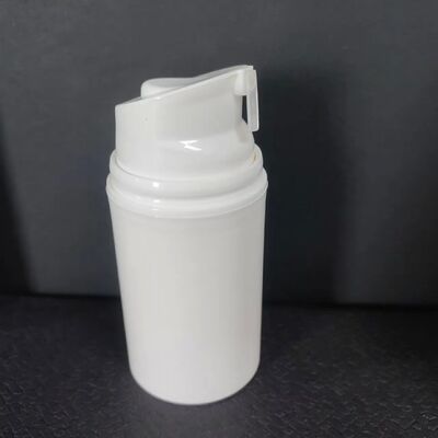 Leeg 30 ml Mini Transparent Vacuum ABS Plastic Lotion Flasje met Witte Airless Pump Cap