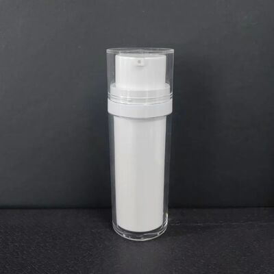Luxe cosmetica lotion fles set 30ml Custom lege gezicht crème glazen pot met pomp