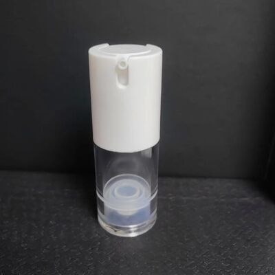 Luxe hervulbare 30 ml cosmetische witte plastic vacuüm cosmetische serumlotion Airless fles met pompsproeier