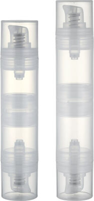 20 ml 30 ml transparante tweezijdige crèmelotionpomp voor cosmetica