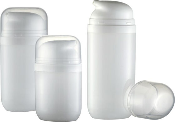 20 ml 30 ml transparante tweezijdige crèmelotionpomp voor cosmetica