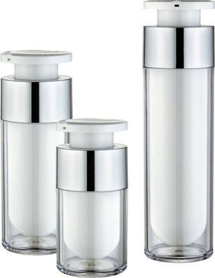 20 ml 30 ml transparante tweezijdige crèmelotionpomp voor cosmetica