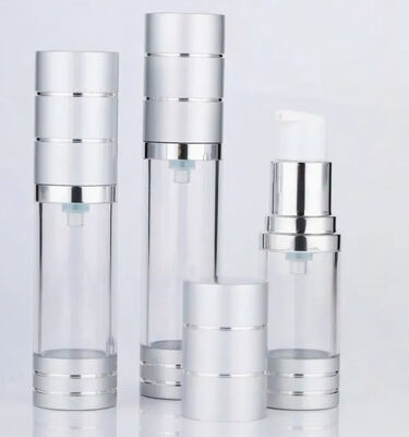 Plastic PP lege cosmetische luchtloze pomp lotion serum fles K25-1 10 ml 15 ml