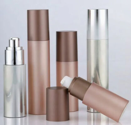 Plastic PP lege cosmetische luchtloze pomp lotion serum fles K25-1 10 ml 15 ml