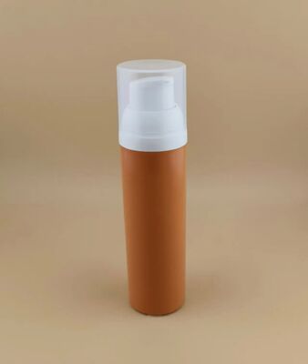 Nieuw ontwerp Bruine Draagbare Plastic Airless Flasje en Reisgemak met Duidelijke Hoofd A
