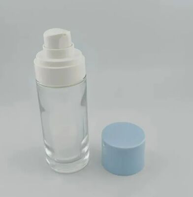Glazen airless lotionpompfles Serumdispenser 15 ml 30 ml 50 ml