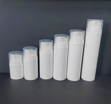 Ronde glazen fles met lotion pomp spray crème glazen cosmetische fles met pomp