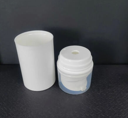 Ronde glazen fles met lotion pomp spray crème glazen cosmetische fles met pomp