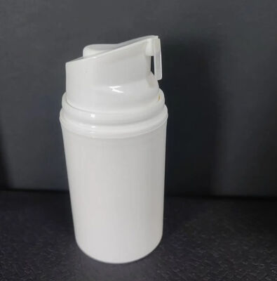 Ronde glazen fles met lotion pomp spray crème glazen cosmetische fles met pomp