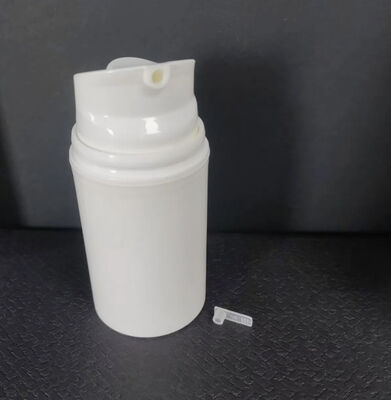 Ronde glazen fles met lotion pomp spray crème glazen cosmetische fles met pomp