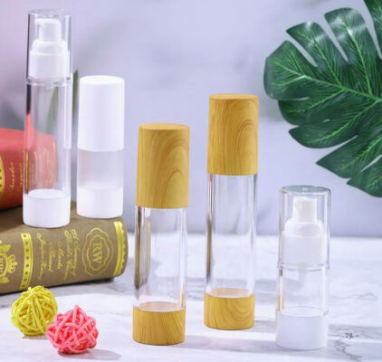Cosmetische plastic vacuüm luchtloze fles voor huidverzorging crème serum lotion