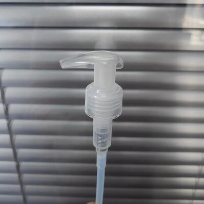 Pompkop 2cc Dispenser Lotion Pump 28/410 Glanzend zilver gemetalliseerd