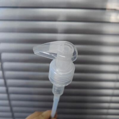 Pompkop 2cc Dispenser Lotion Pump 28/410 Glanzend zilver gemetalliseerd