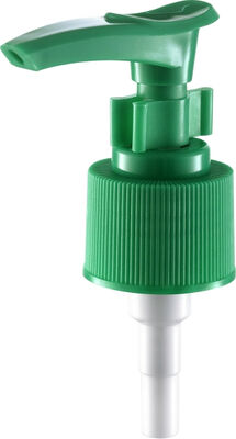 24/410 Groene Custom PP Materiaal Lotion Dispenser Pomp met Clip Lock voor Vloeibare Zeep Huidverzorging Lotion