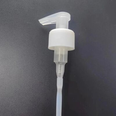 Volledig kunststof zonder metaal voor een springende lotion pomp voor gezichtsreiniging met clip slot