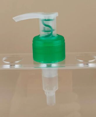 Nieuw ontwerp helder en groen linker-rechts lotion pomp voor shampoo