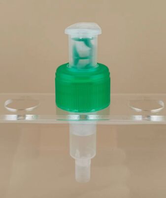 Nieuw ontwerp helder en groen linker-rechts lotion pomp voor shampoo