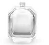 Glazen parfumfles 100 ml Vierkante glazen fles Duidelijke fles met sproeier