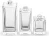 Luxe Custom 30ml 50ml 100ml Duidelijk Vierkant Leeg Sproeiglas Parfumfles