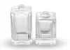 Luxe Custom 30ml 50ml 100ml Duidelijk Vierkant Leeg Sproeiglas Parfumfles