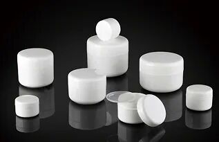 een reeks cosmetische verpakkingen Lotionskin Cream Jar voor gezichtsverzorging