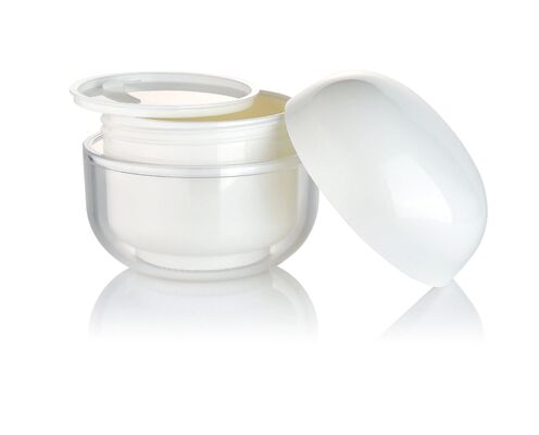OEM Wit PP 30g Creme Cosmetic Ronde pot met dop voor cosmetica