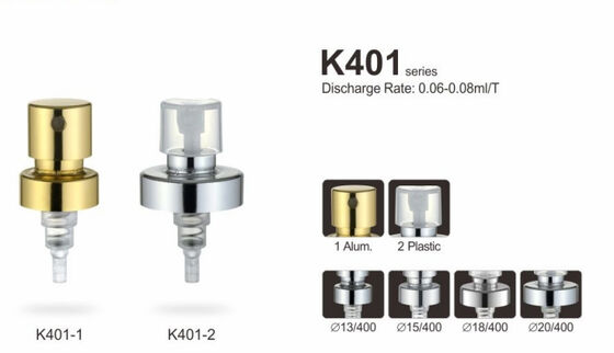 18mm 20mm Aluminium Crimp Pump Parfum Sprayer Fijnnevel Spray K401