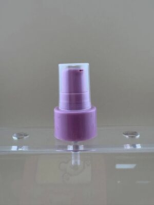 Lotionbehandelingspomp met halve dop paarse cosmetische verpakking 20/410 crèmepomp