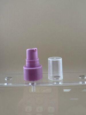 Lotionbehandelingspomp met halve dop paarse cosmetische verpakking 20/410 crèmepomp