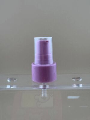 Lotionbehandelingspomp met halve dop paarse cosmetische verpakking 20/410 crèmepomp