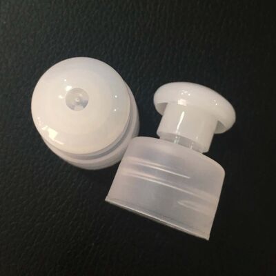 Aangepaste kleur kunststof draaikroondop 24/410 28/400 fles push-pull dop