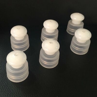 Aangepaste kleur kunststof draaikroondop 24/410 28/400 fles push-pull dop
