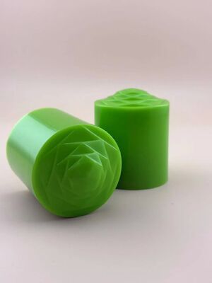 Luxe niet-vervuilend plastic 18 mm schroef dubbele muurkap