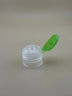 24/410 Twee-kleurig plastic flip-top deksel voor flessen