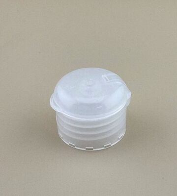 Dubbele wand flip top schroef dop 24 mm plastic voor plastic flessen