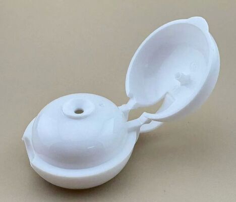 Witte cosmetische fleskap 28 mm fleskap rond plastic voor handwasmiddel