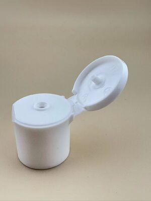 Zwarte matte flip top cap 24/410 voor shampoo fles