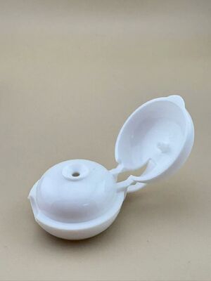 Zwarte matte flip top cap 24/410 voor shampoo fles