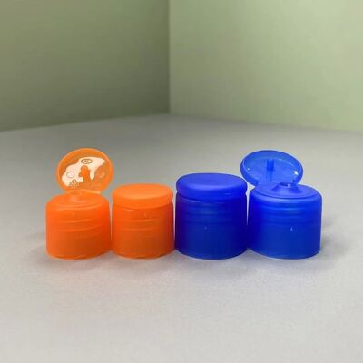 Octagonvorm 24mm Flip Top Caps Plastic Speciale vorm Snap Caps