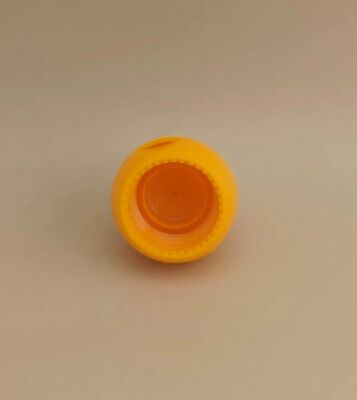 Geel, glad, mat, boldoek voor cosmetische flessen