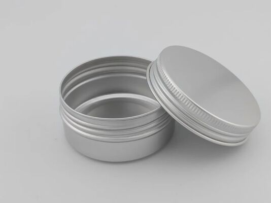 Aluminium cosmetische pot Aluminium theepot Aluminium potten met brede opening en deksels