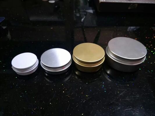 5 ml 15 ml 30 ml 50 ml 100 ml 150 ml 200 ml Aluminiumvat Goud Aluminium tin pot voor cosmetische crème Verpakking Metalen Aluminium pot