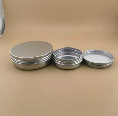 Aluminium lipbalsemvatkas 50 ml 60 ml Aluminium tinvaten 60 gram 100 ml Aluminium kaars pot voor thee