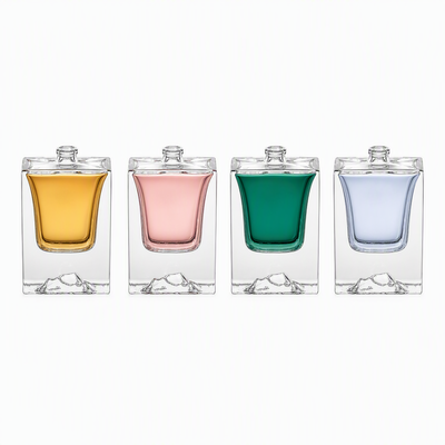 Hoge kwaliteit super helder leeg parfum glas 50 ml flessen glas parfum fles