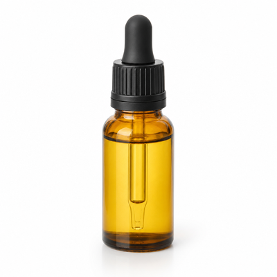 Cosmetische verpakking Essentiële oliefles Amber glasfles